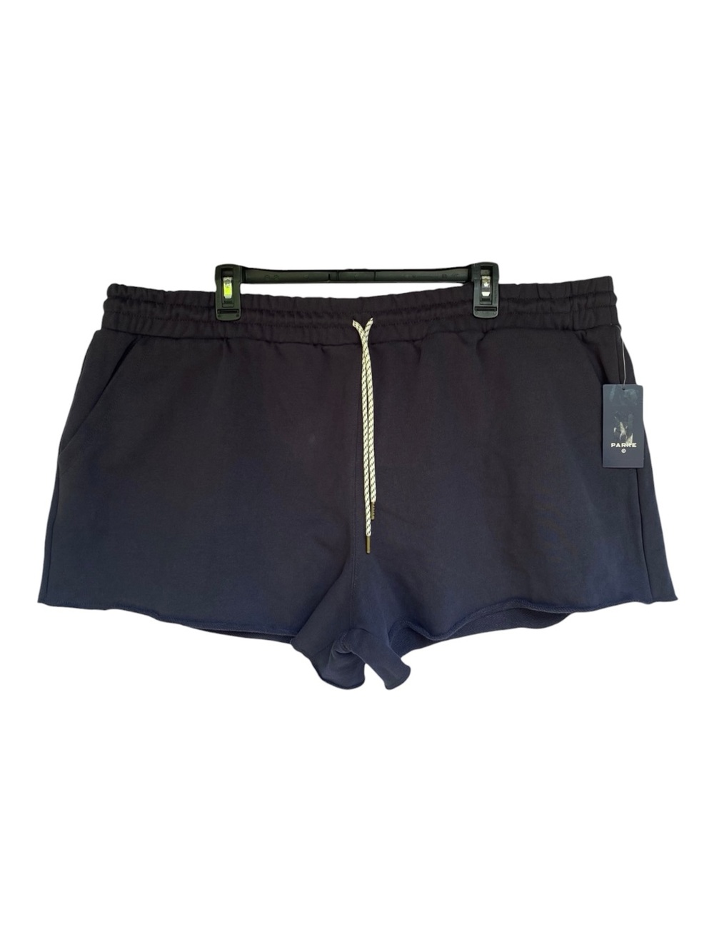 Parke Target Sweat Shorts Pull On Drawstring Navy Blue Womens Plus Size 1X NWT